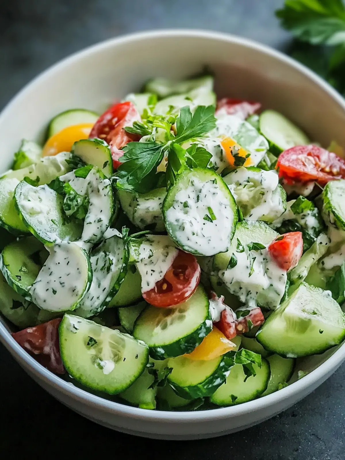 Cucumber Ranch Crack Salad