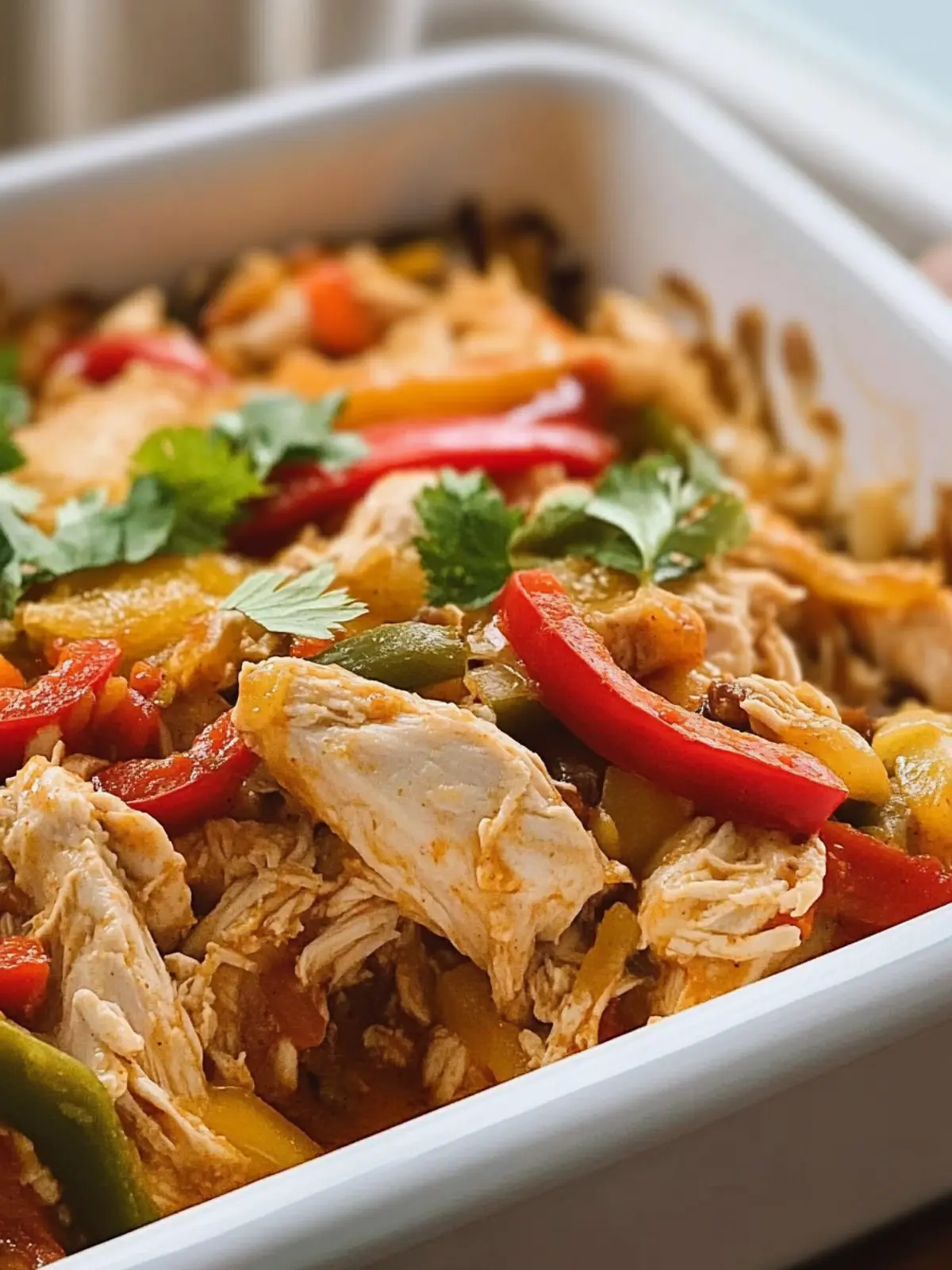 Chicken Fajita Casserole