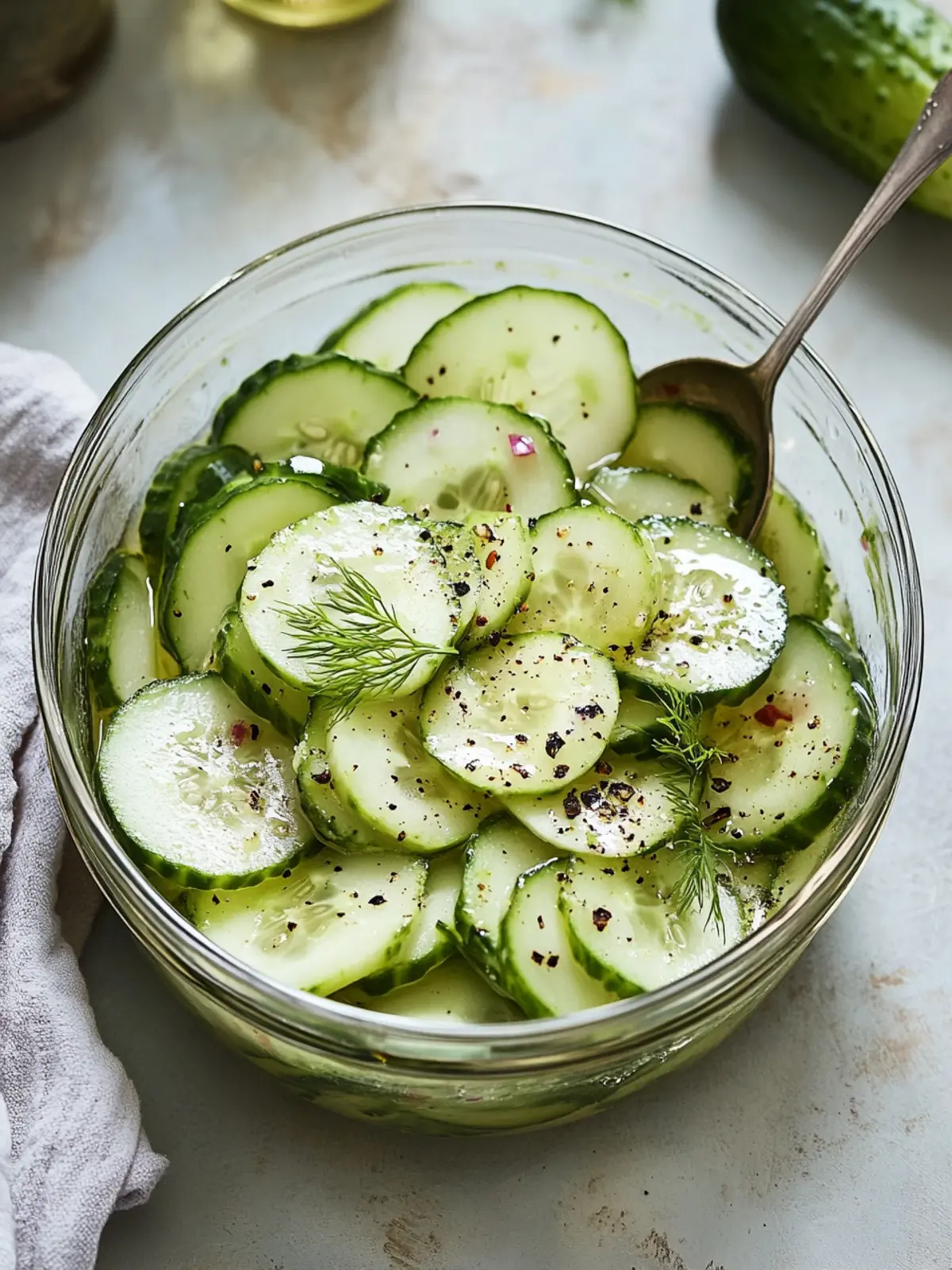 Best Cucumber Vinegar Salad