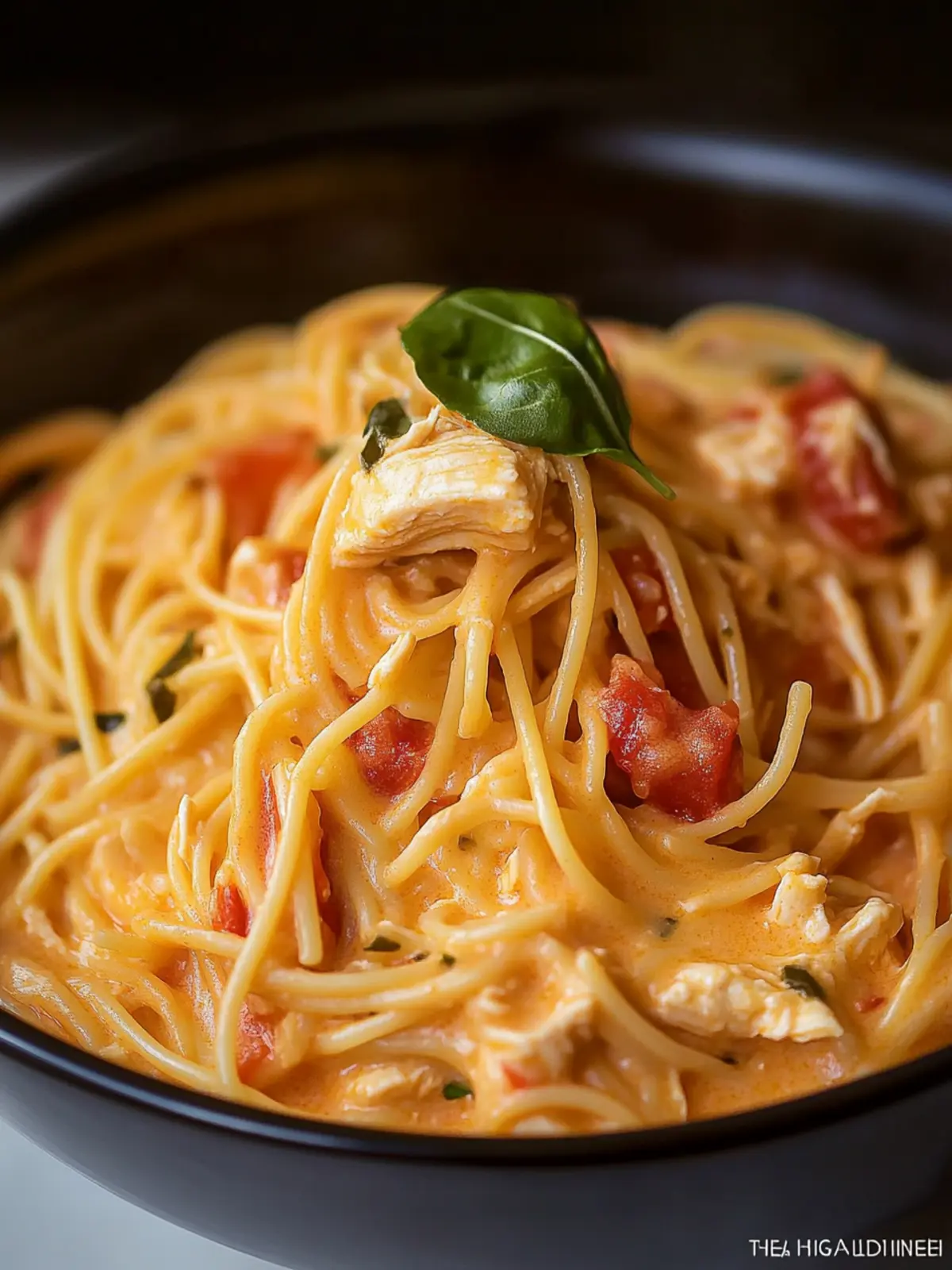 CrockPot Chicken Spaghetti