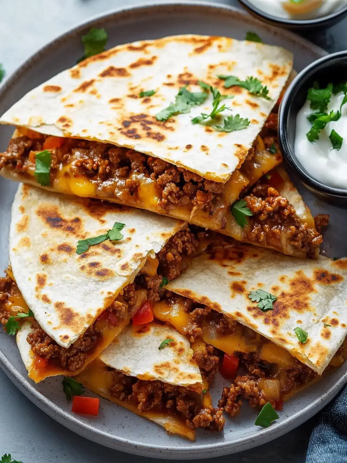 Best Ground Beef Quesadillas