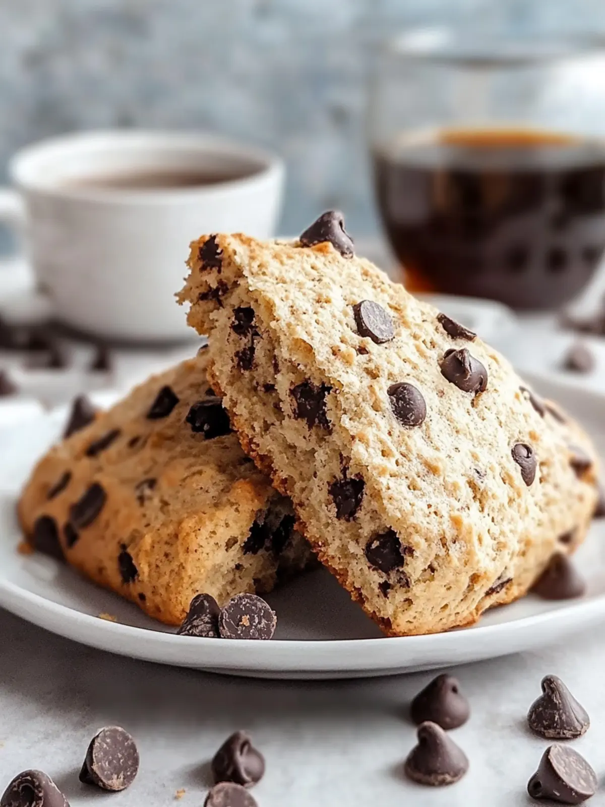 Chocolate Chip Coffee Scones