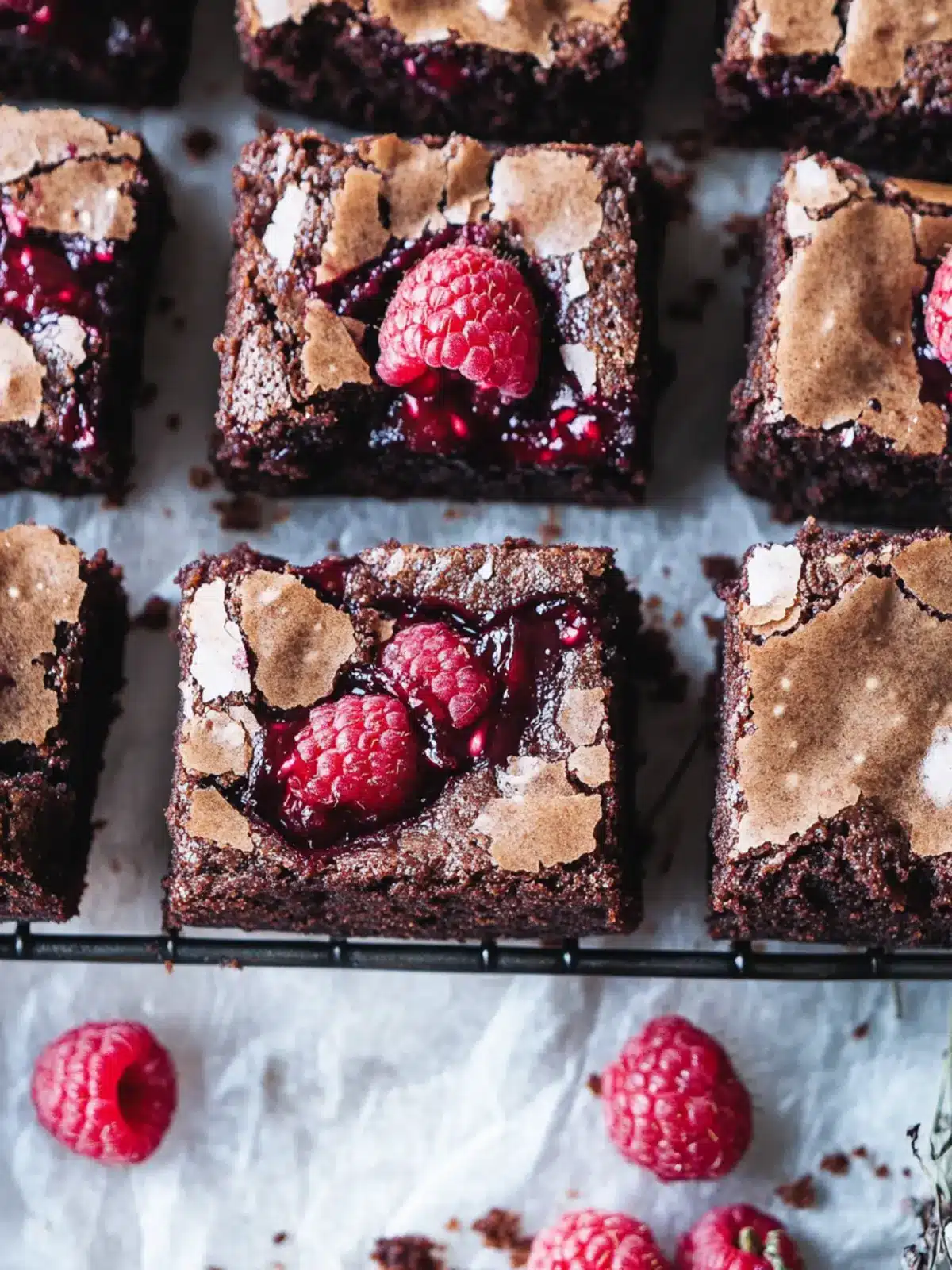 Raspberry Brownies