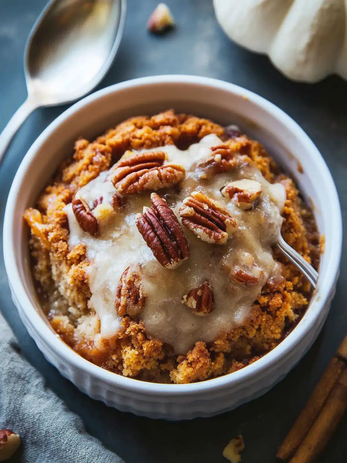 Best Pumpkin Pecan Cobbler