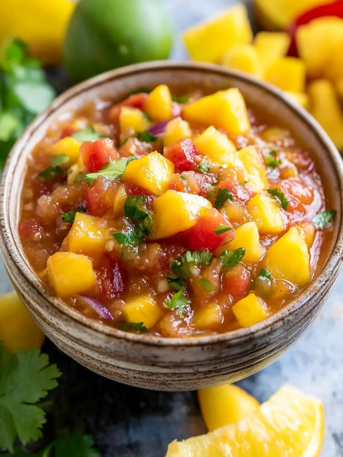 Mango Habanero Salsa