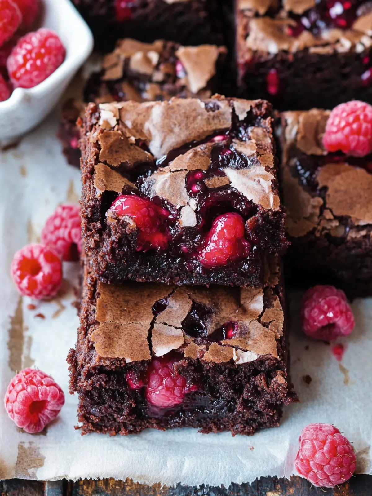 Raspberry Brownies