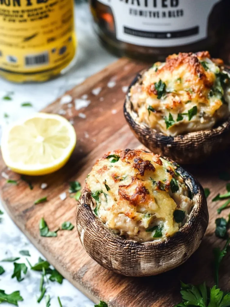 Crab Stuffed Mushrooms