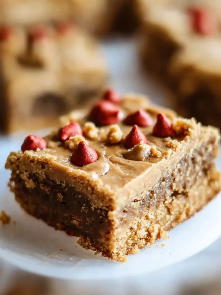 Peanut Butter Cookie Bars